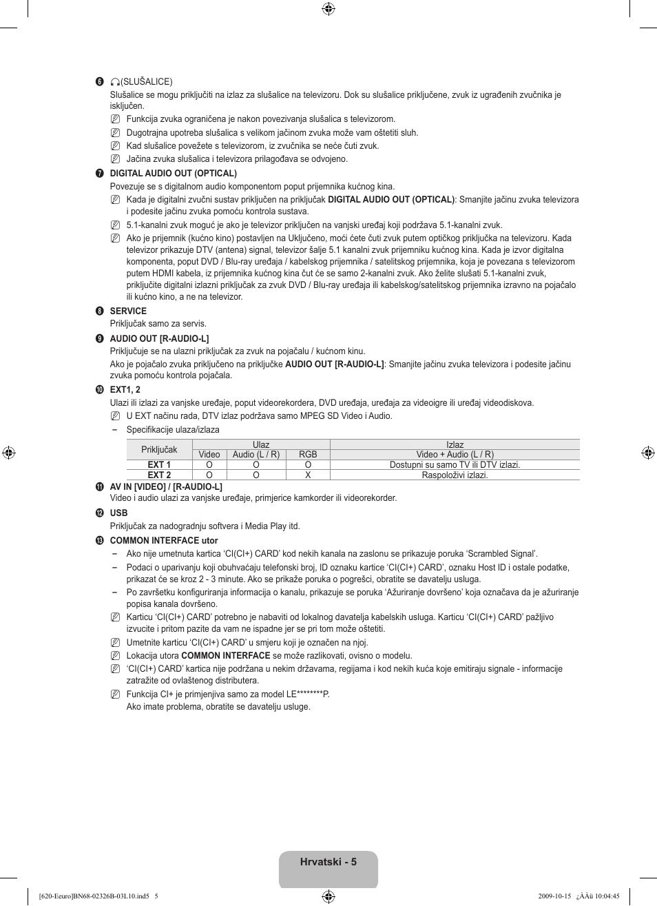 Samsung LE46B620R3W User Manual | Page 261 / 502