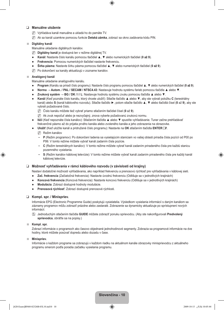 Samsung LE46B620R3W User Manual | Page 362 / 502