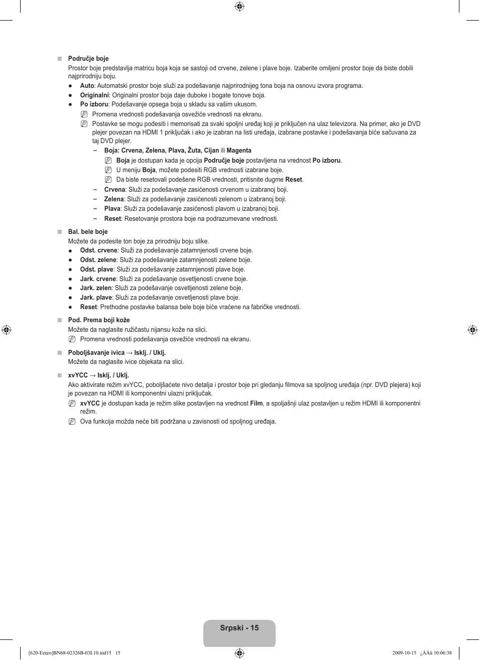 Samsung LE46B620R3W User Manual | Page 463 / 502