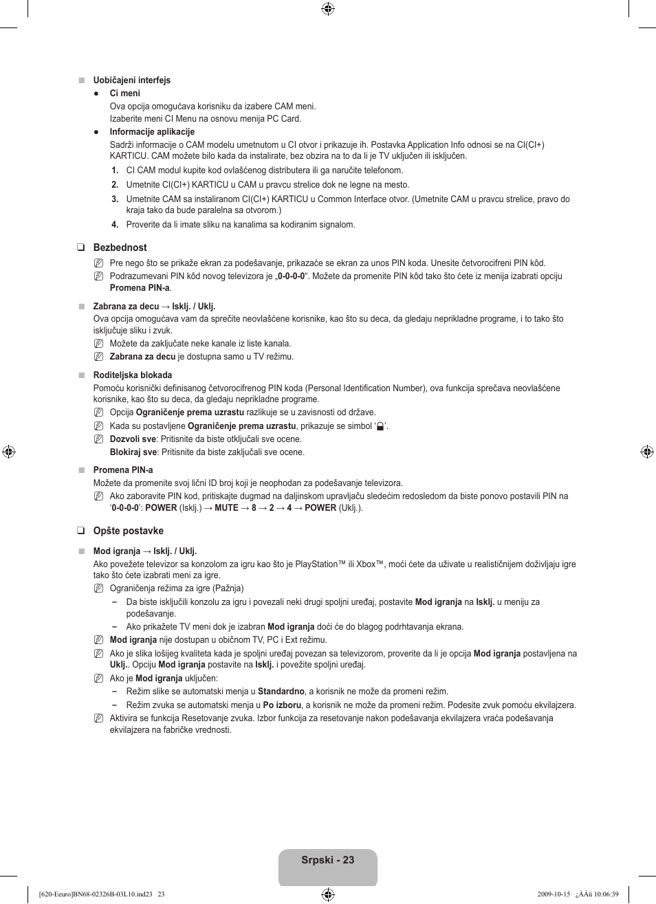 Samsung LE46B620R3W User Manual | Page 471 / 502