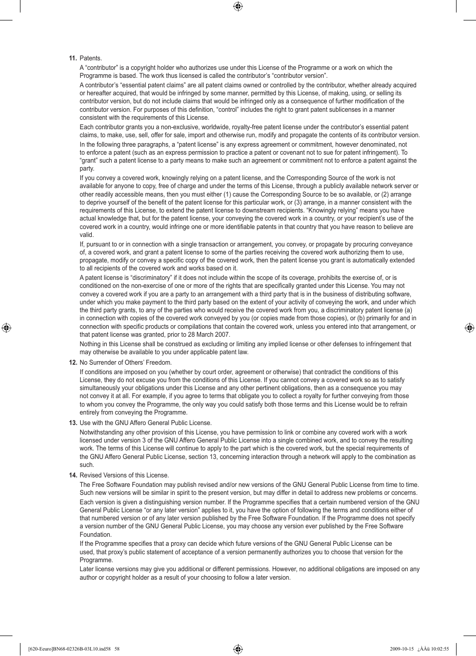 Samsung LE46B620R3W User Manual | Page 60 / 502