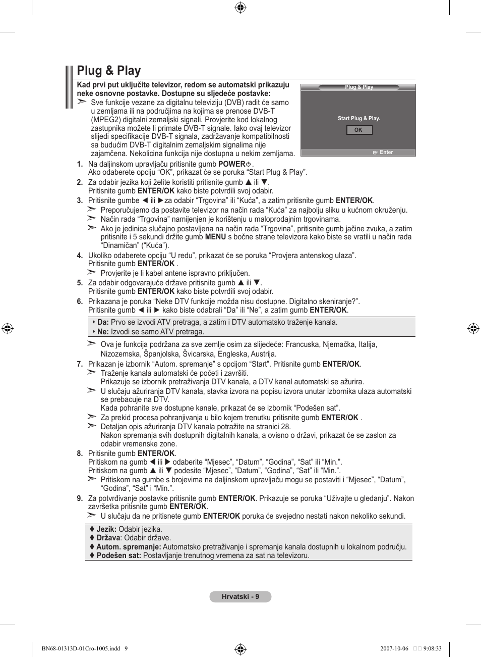 Plug & play | Samsung LE70F96BD User Manual | Page 331 / 578