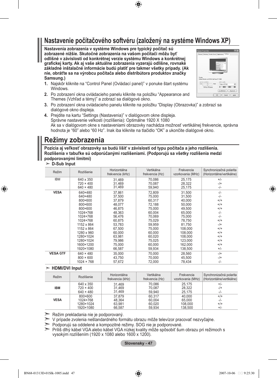 Režimy zobrazenia | Samsung LE70F96BD User Manual | Page 497 / 578