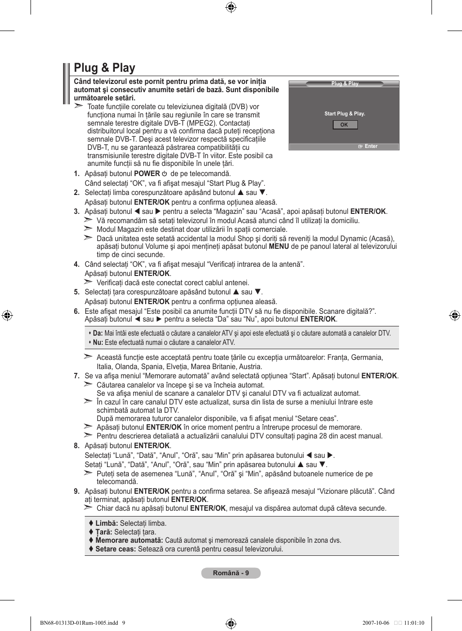 Plug & play | Samsung LE70F96BD User Manual | Page 523 / 578