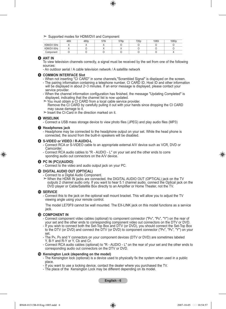 Samsung LE70F96BD User Manual | Page 8 / 578