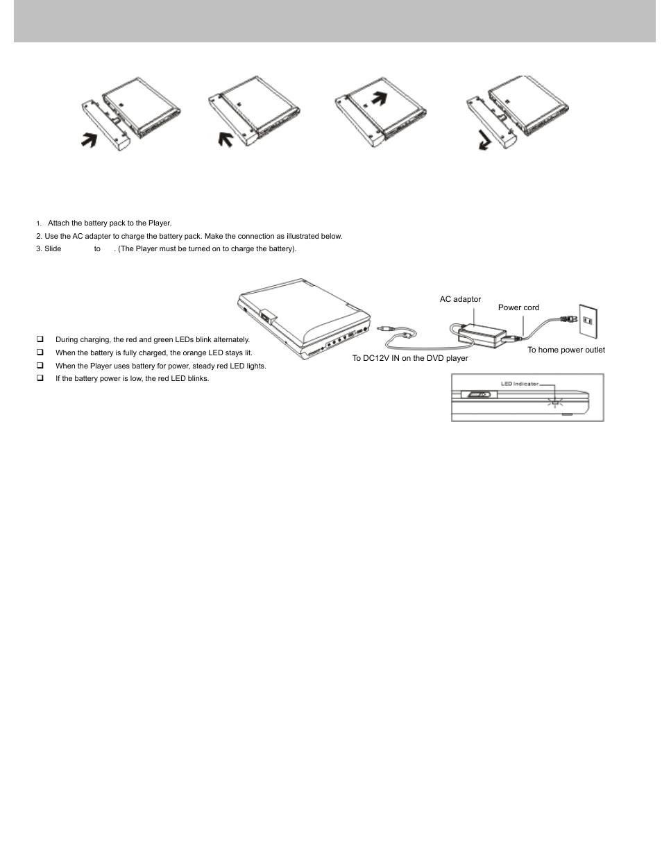 Charging the battery pack, Using the battery pack | Avayon DXP-7P User Manual | Page 13 / 36
