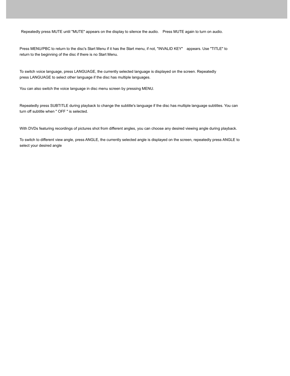 Playing a disc | Avayon DXP-7P User Manual | Page 20 / 36