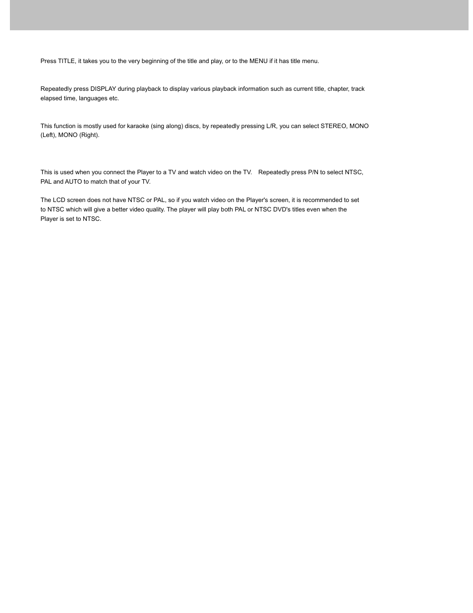 Playing a disc | Avayon DXP-7P User Manual | Page 21 / 36