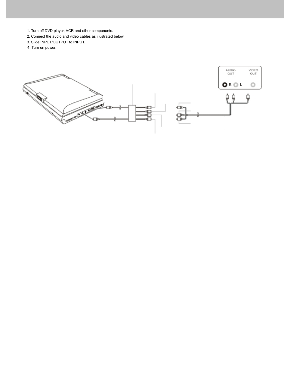 Connecting to an external component | Avayon DXP-7P User Manual | Page 9 / 36