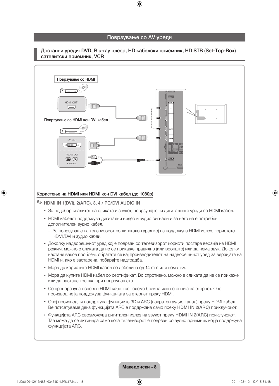 Samsung UE40D6120SW User Manual | Page 230 / 344