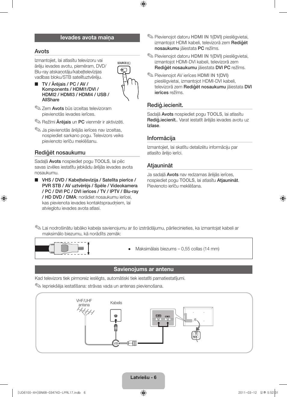 Samsung UE40D6120SW User Manual | Page 268 / 344