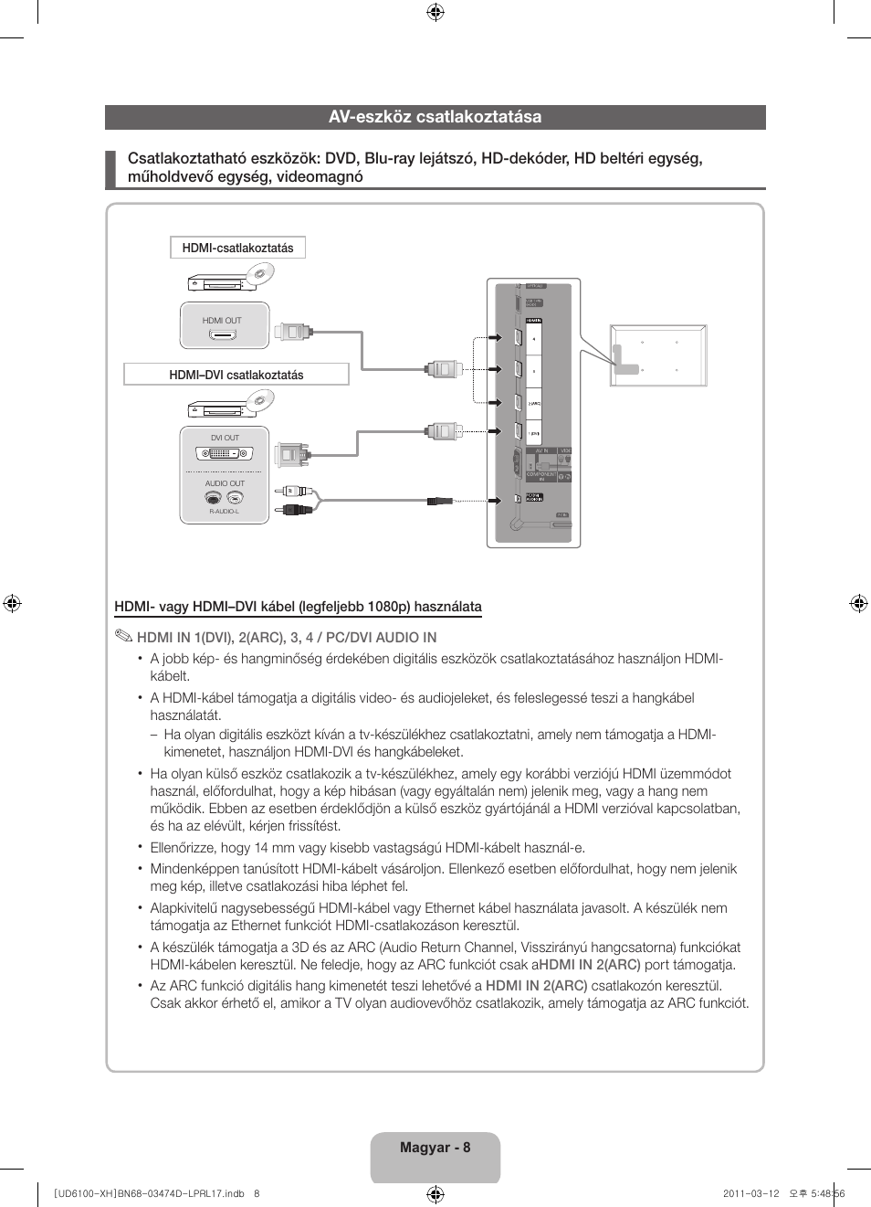 Samsung UE40D6120SW User Manual | Page 30 / 344