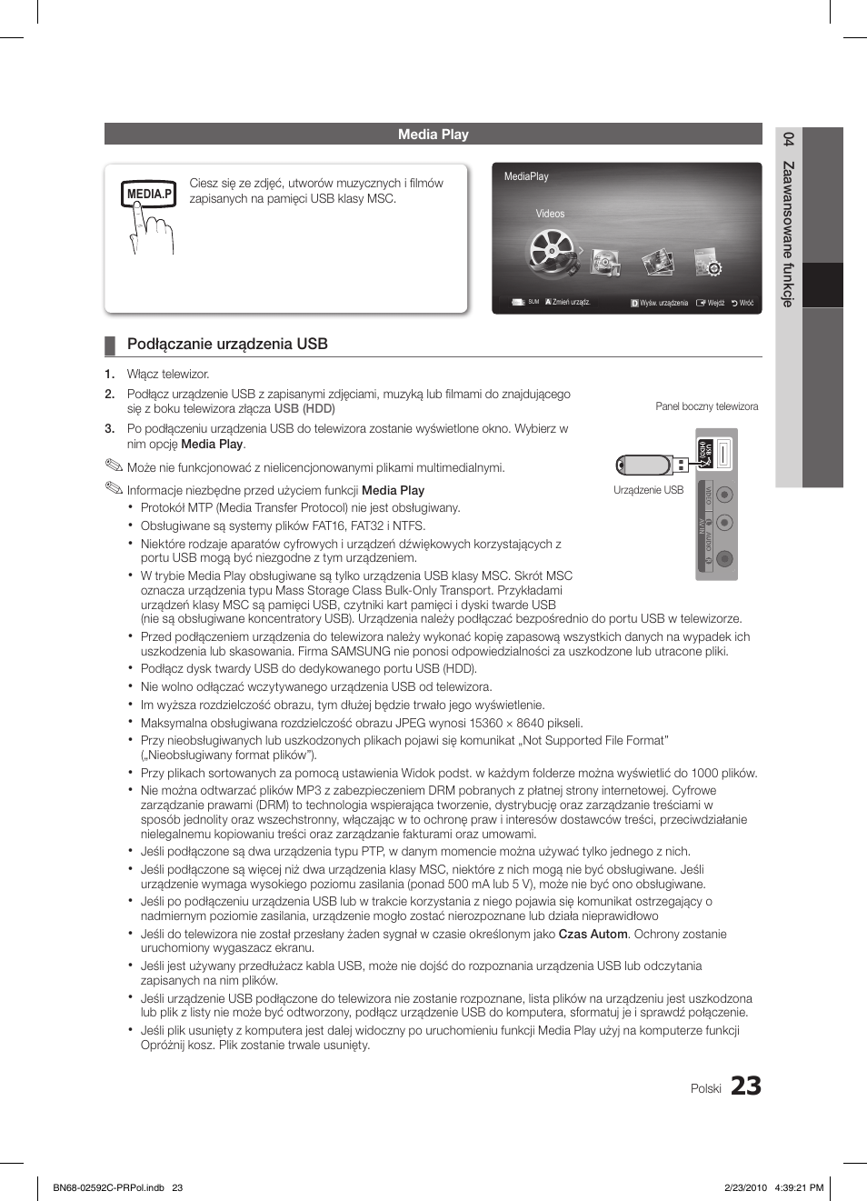 Samsung LE32C450E1W User Manual | Page 101 / 391