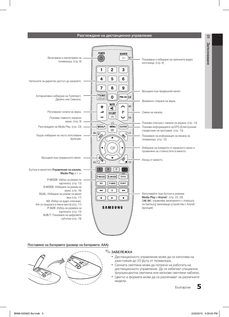 Samsung LE32C450E1W User Manual | Page 161 / 391