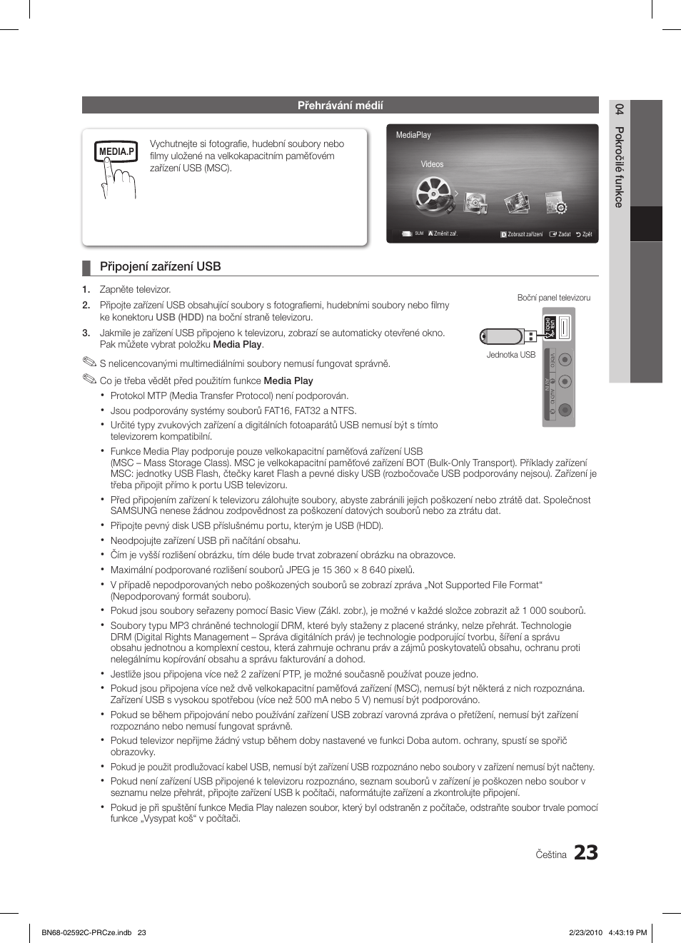 Samsung LE32C450E1W User Manual | Page 257 / 391