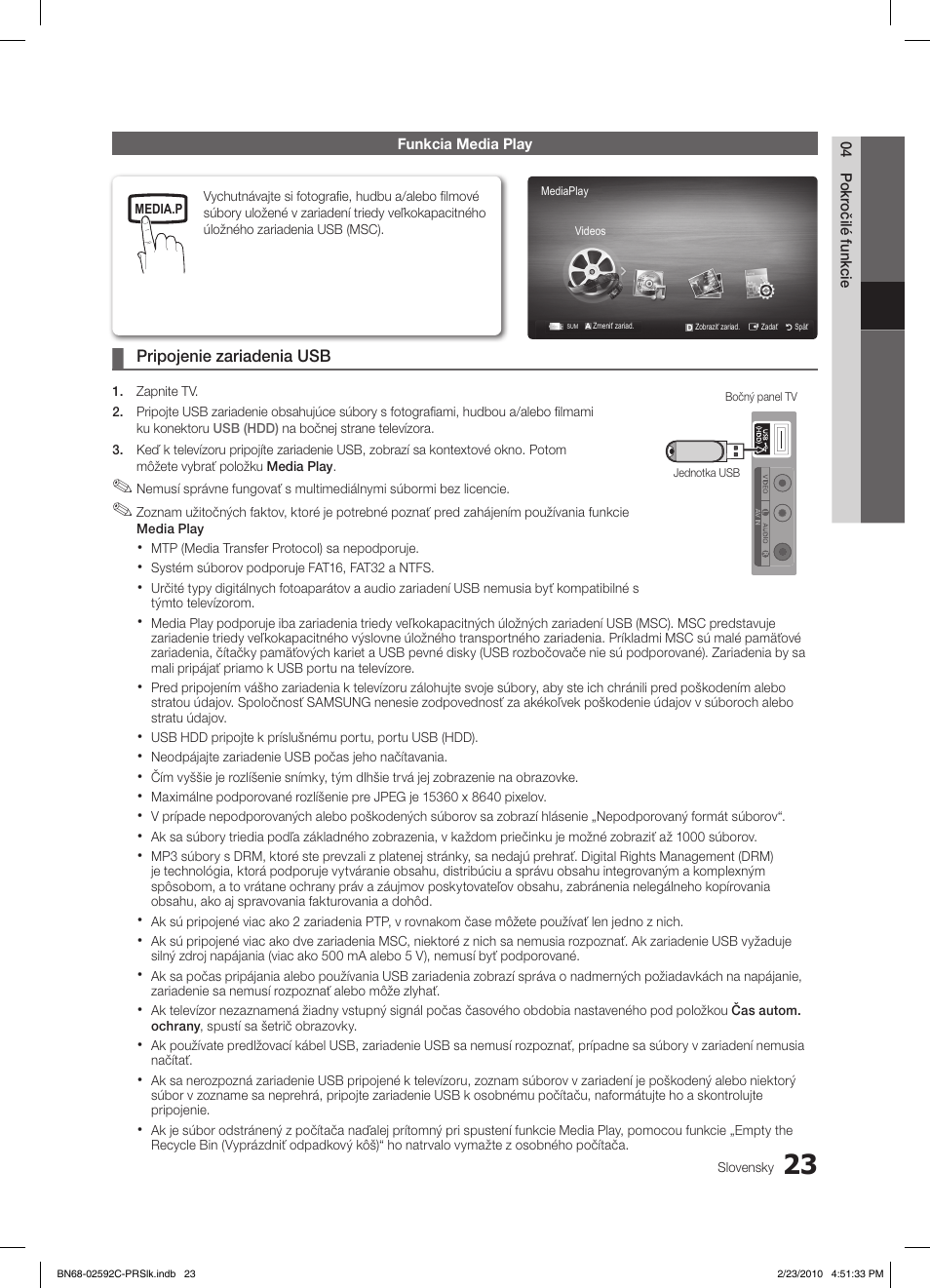 Samsung LE32C450E1W User Manual | Page 296 / 391