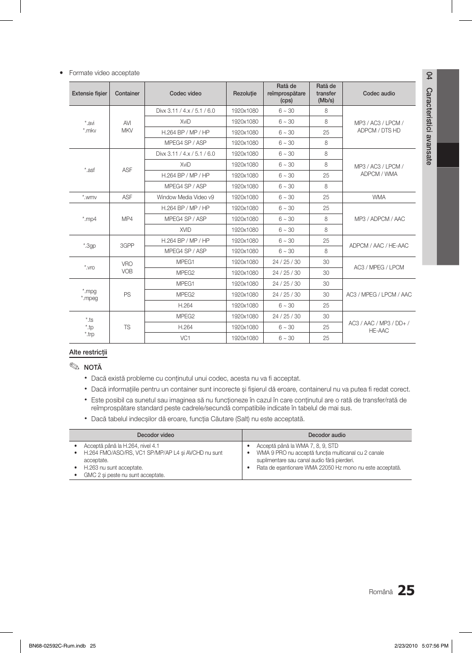 Samsung LE32C450E1W User Manual | Page 337 / 391