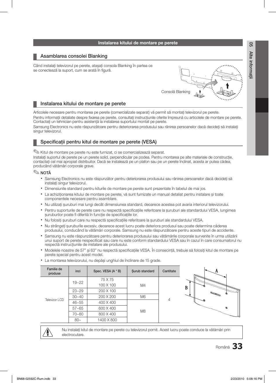 Samsung LE32C450E1W User Manual | Page 345 / 391