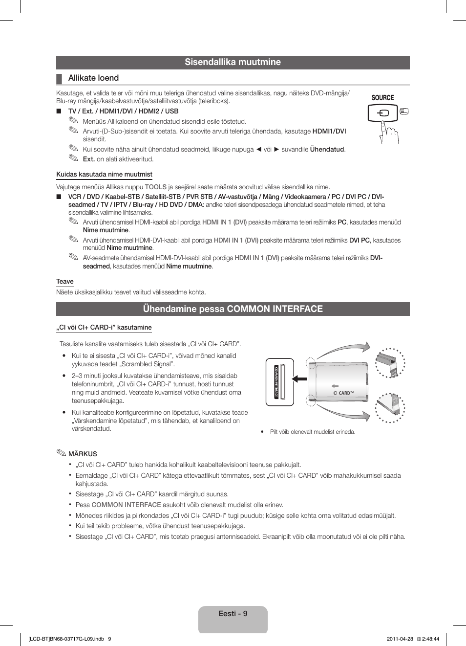 Samsung LE32D403E2W User Manual | Page 93 / 127