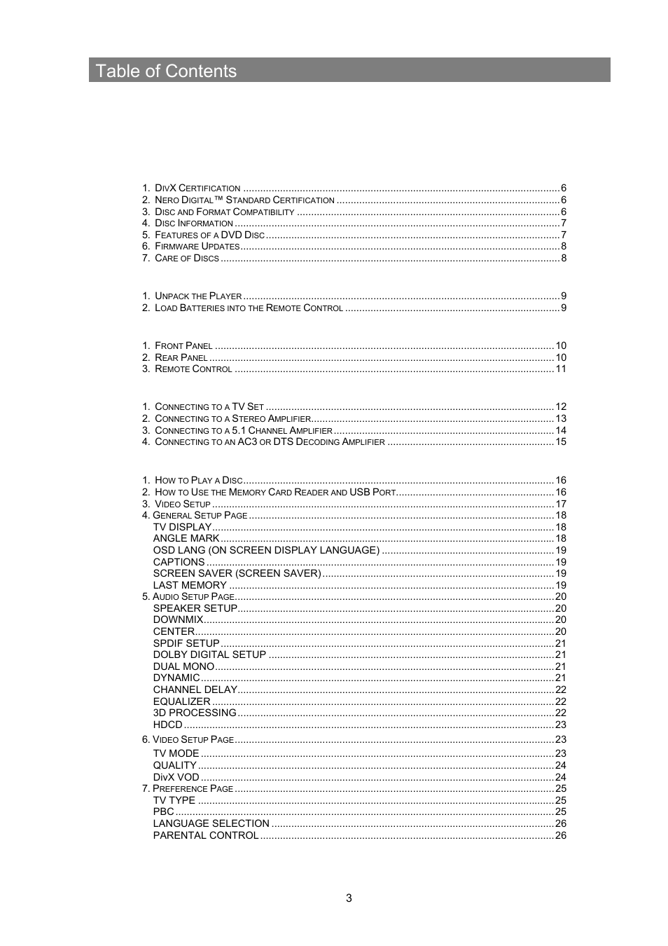 Avayon DXP-1000 G2 User Manual | Page 3 / 39