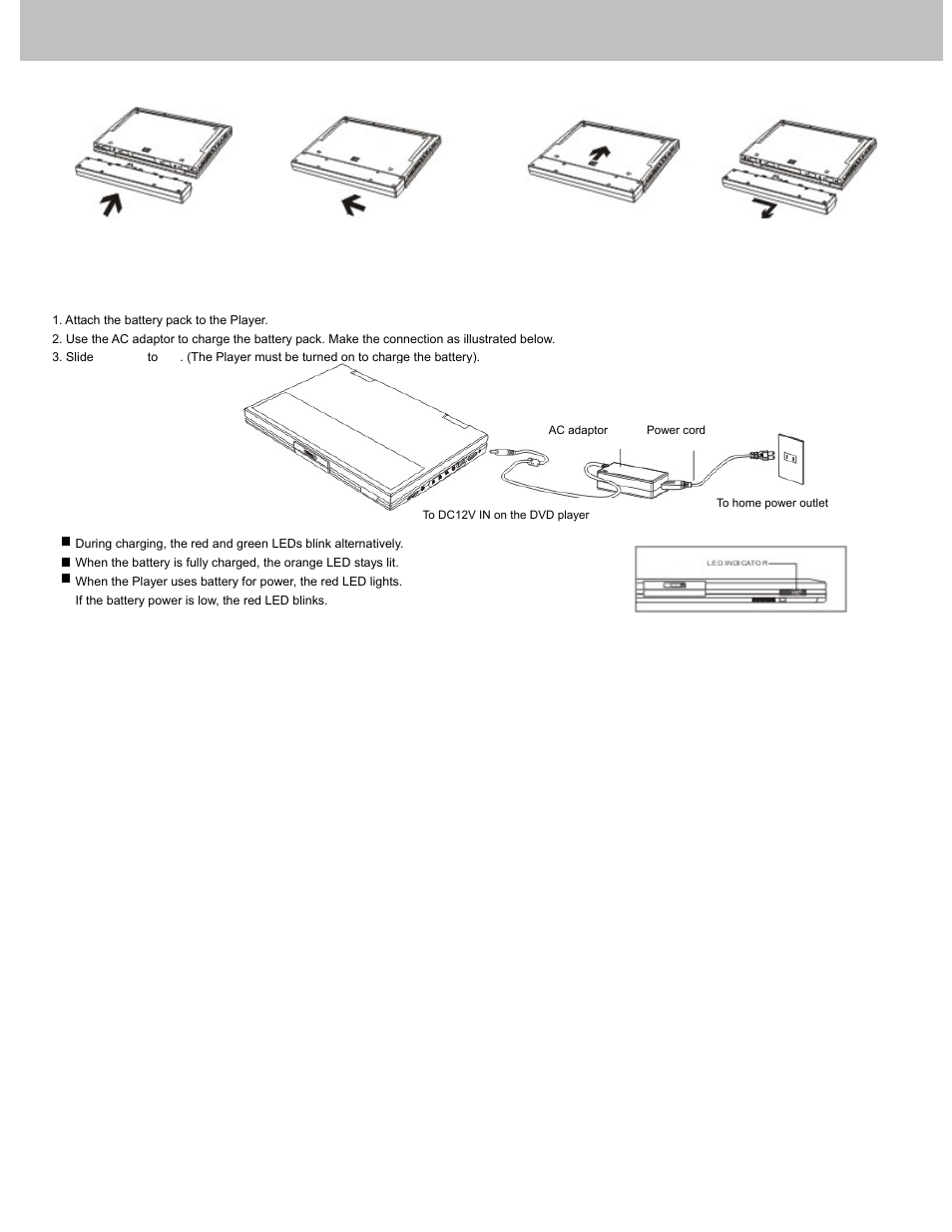Using the battery pack | Avayon DXP-10P User Manual | Page 15 / 35