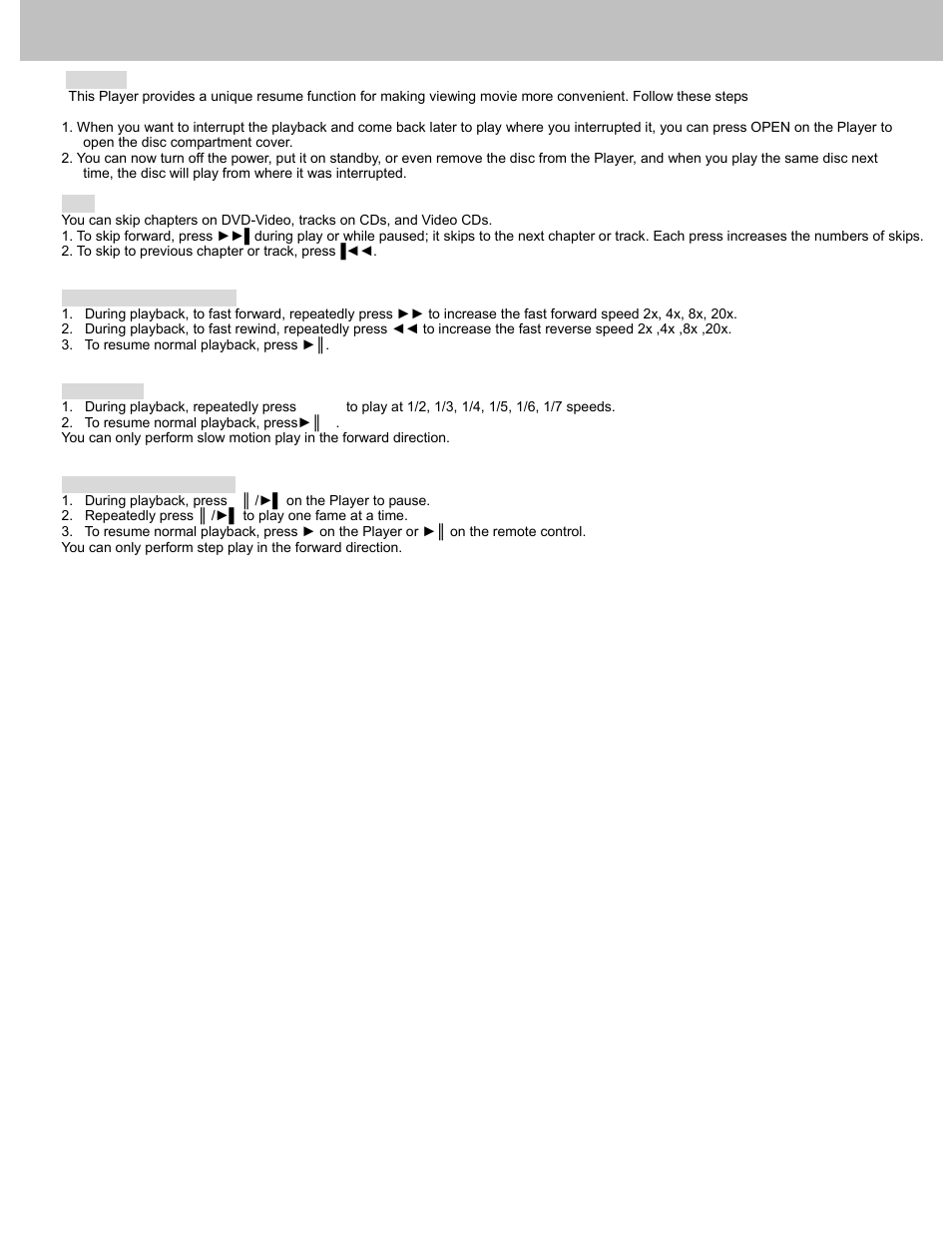 Playing a disc | Avayon DXP-10P User Manual | Page 19 / 35