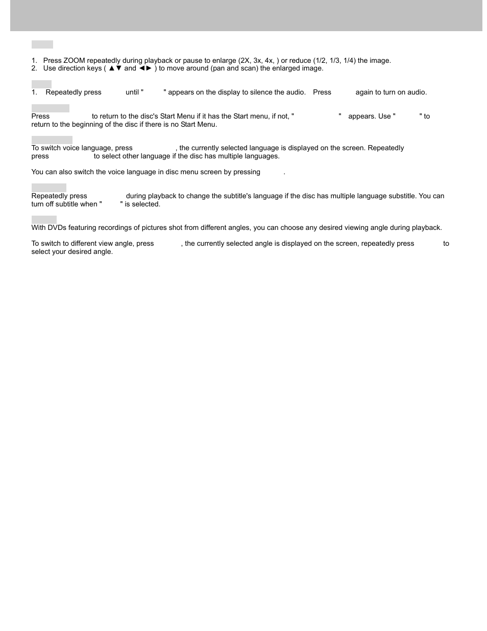 Playing a disc | Avayon DXP-10P User Manual | Page 21 / 35