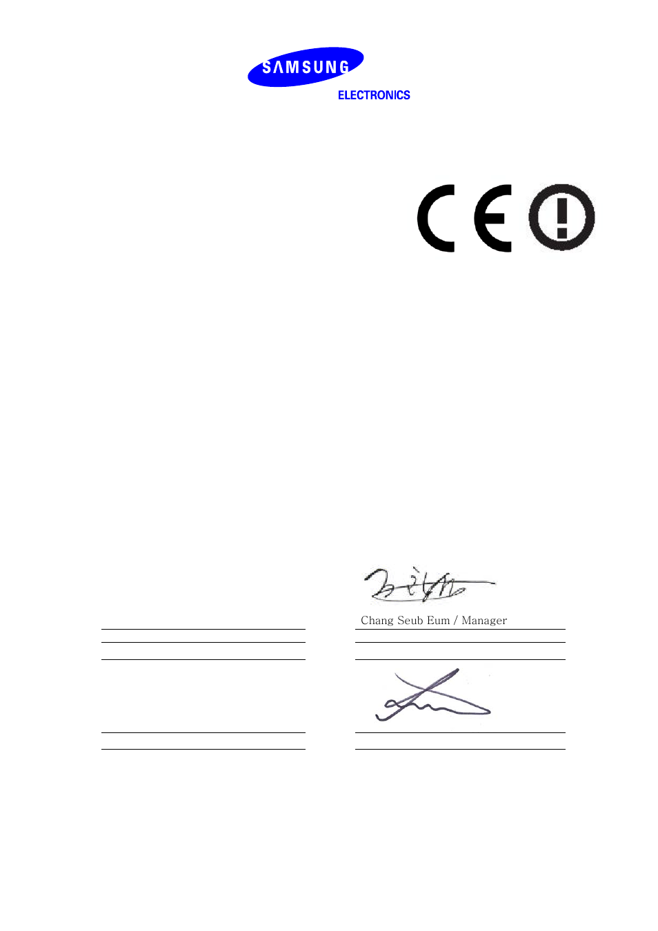 Samsung UE65F8000ST User Manual | 1 page