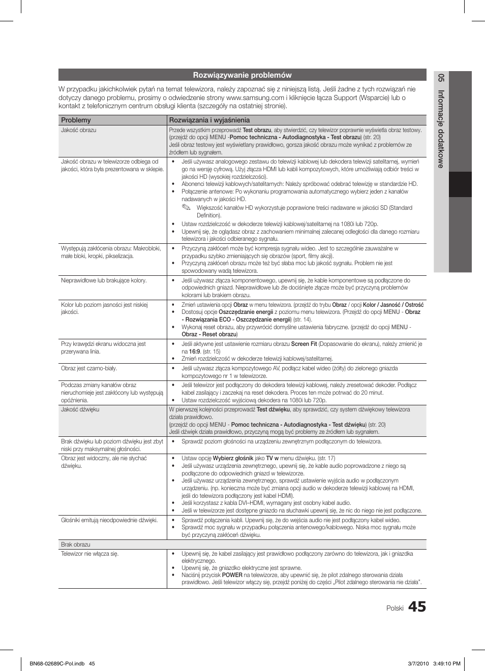 Samsung LE40C630K1W User Manual | Page 143 / 491