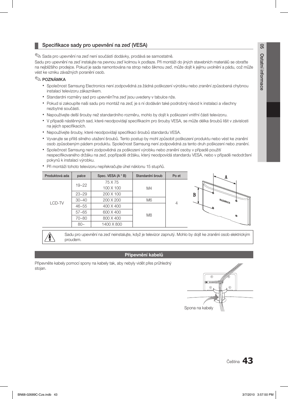 Samsung LE40C630K1W User Manual | Page 337 / 491