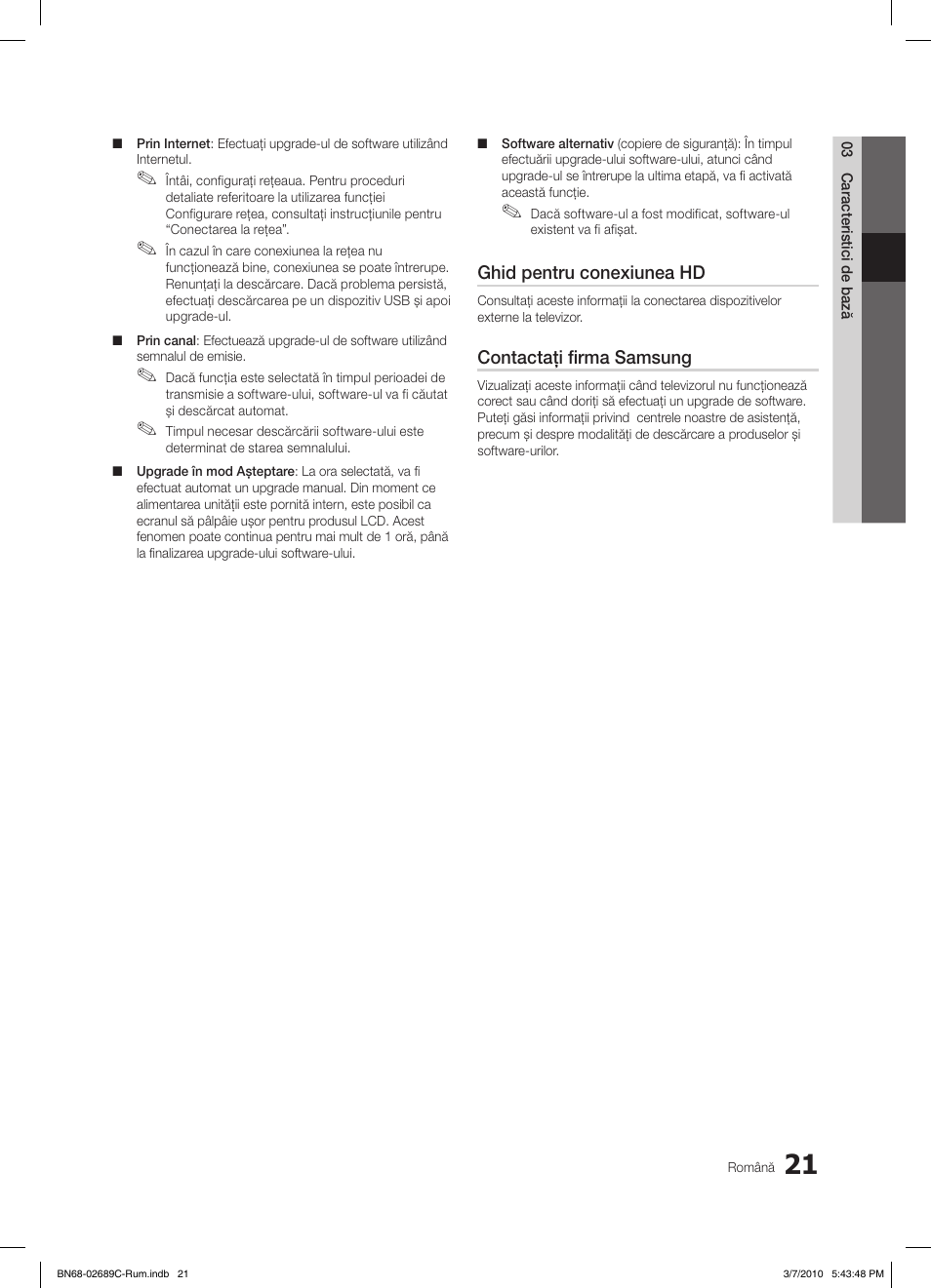 Ghid pentru conexiunea hd, Contactaţi firma samsung | Samsung LE40C630K1W User Manual | Page 413 / 491