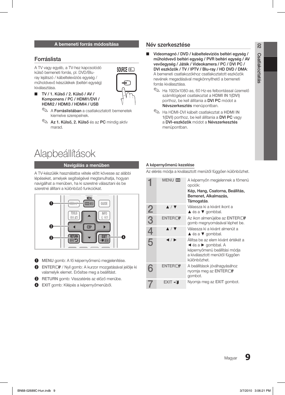 Alapbeállítások, S.mode p.mode | Samsung LE40C630K1W User Manual | Page 58 / 491