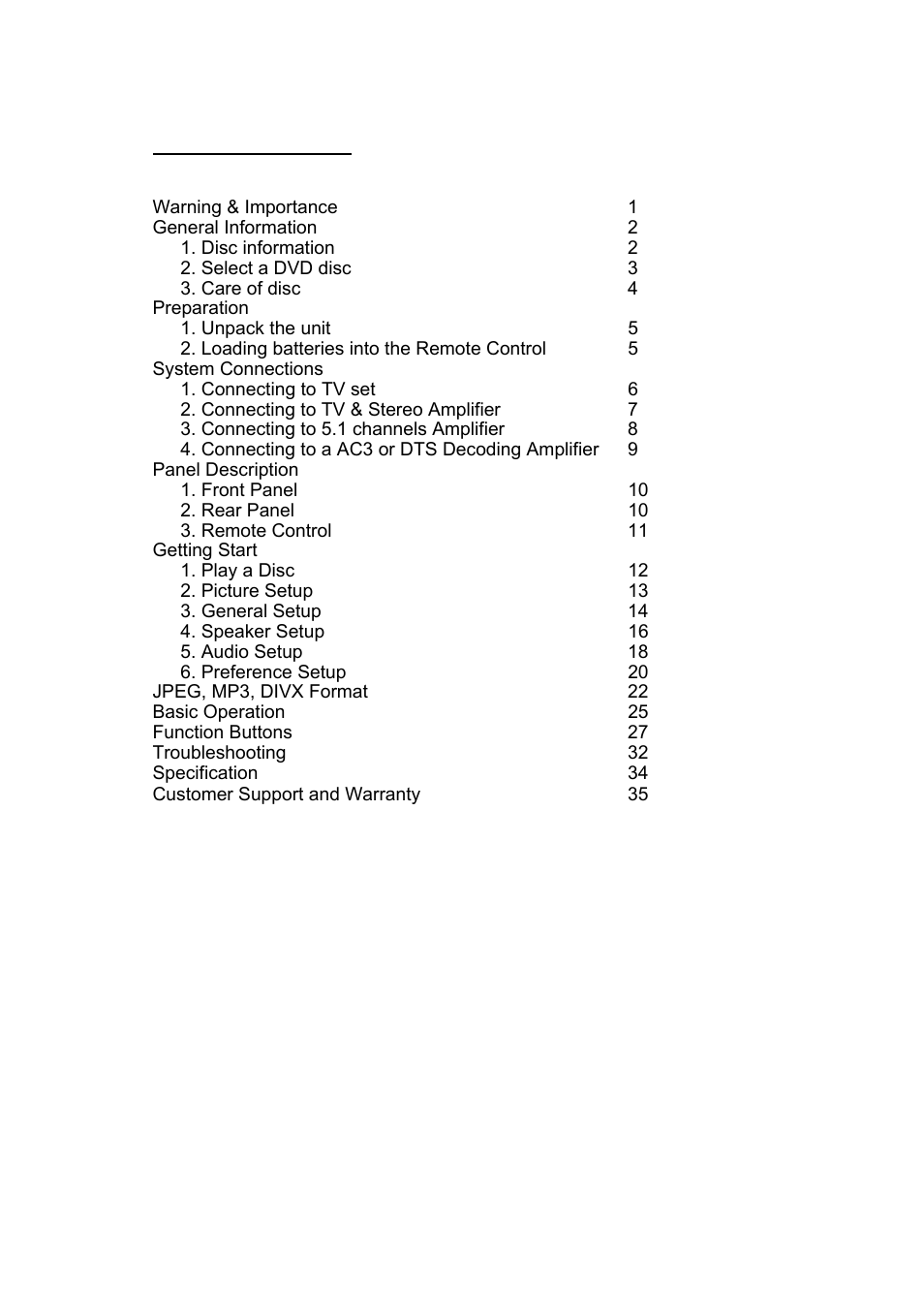 Avayon DXP-1000 User Manual | Page 2 / 39
