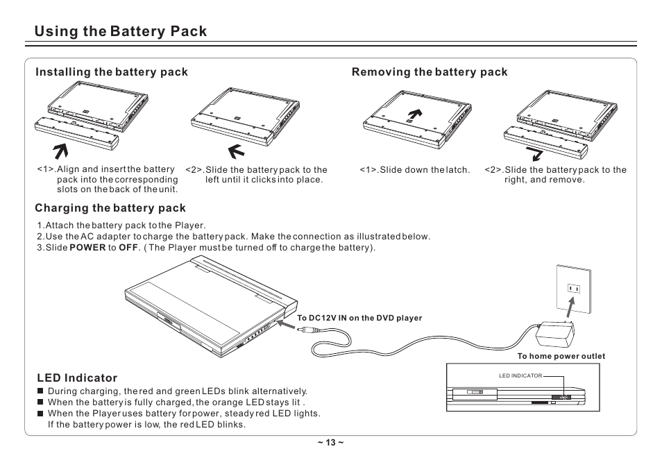 Т³гж 15, Using the battery pack | Avayon DXP-10P II User Manual | Page 15 / 34