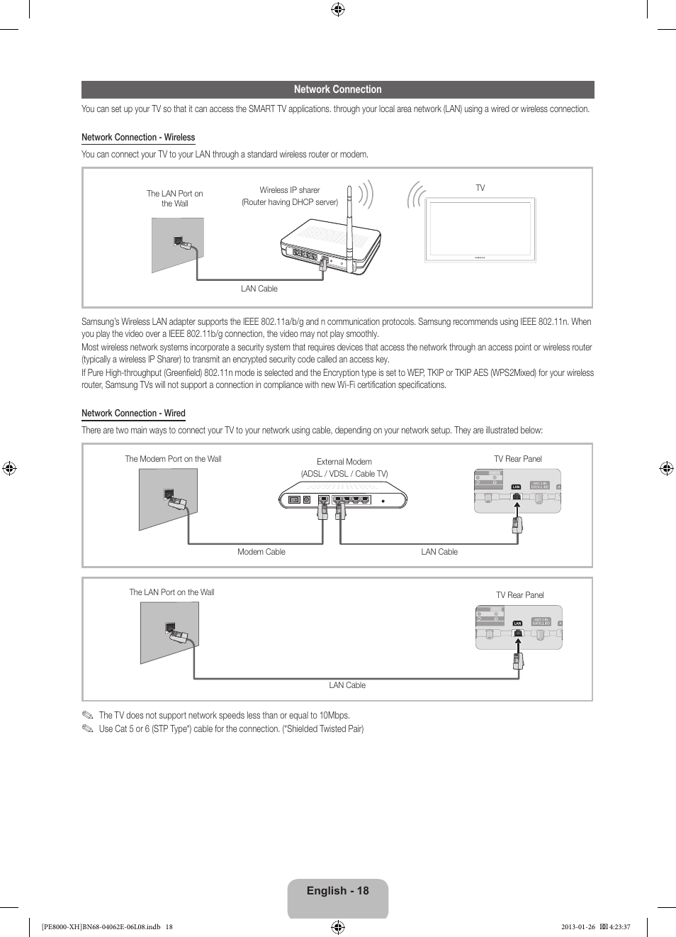 Samsung PS51D8000FS User Manual | Page 18 / 185