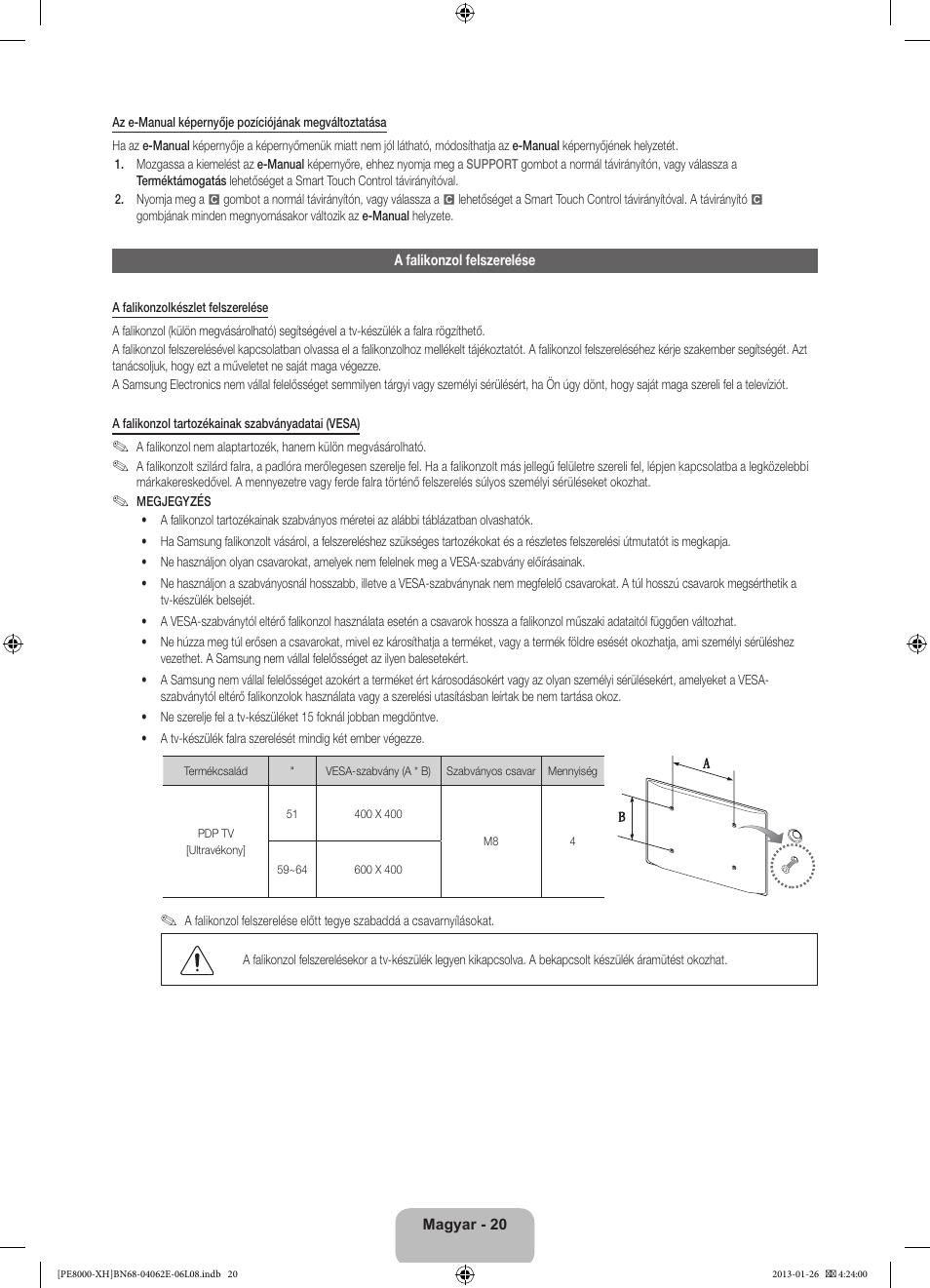 Samsung PS51D8000FS User Manual | Page 43 / 185