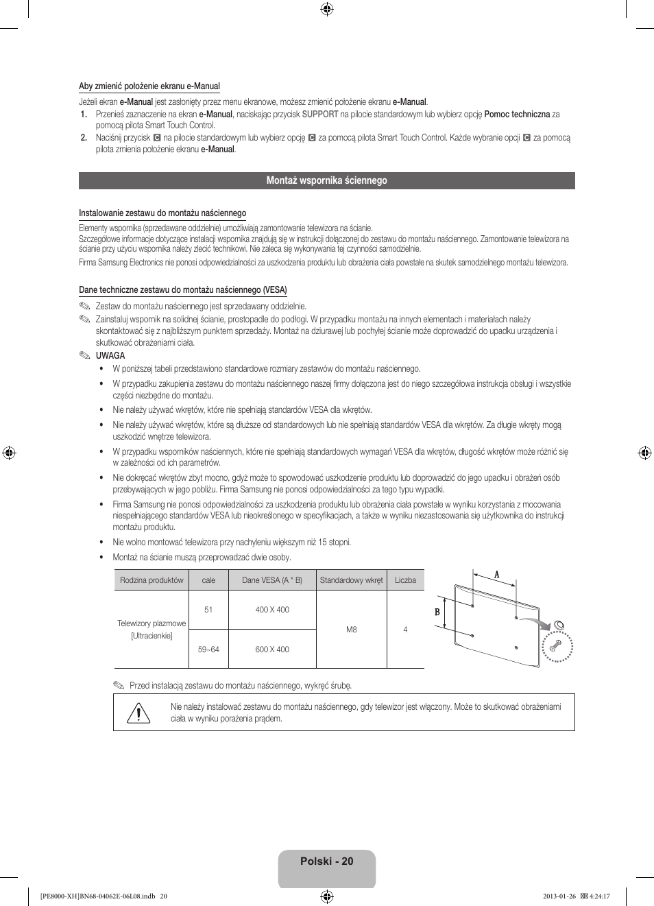 Samsung PS51D8000FS User Manual | Page 66 / 185