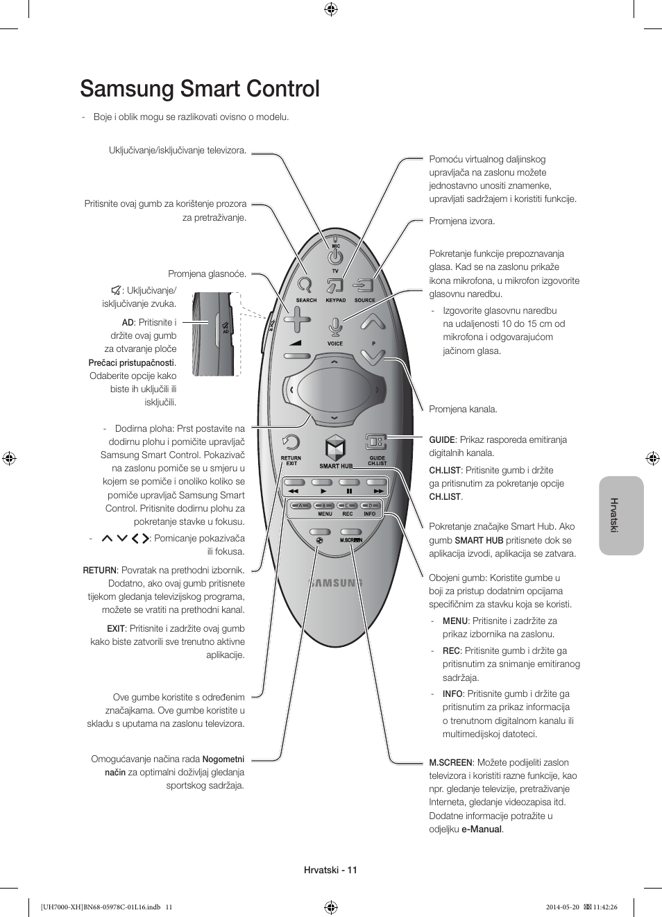Samsung smart control | Samsung UE60H7000ST User Manual | Page 121 / 353