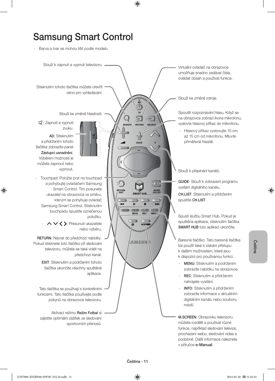 Samsung smart control | Samsung UE60H7000ST User Manual | Page 143 / 353