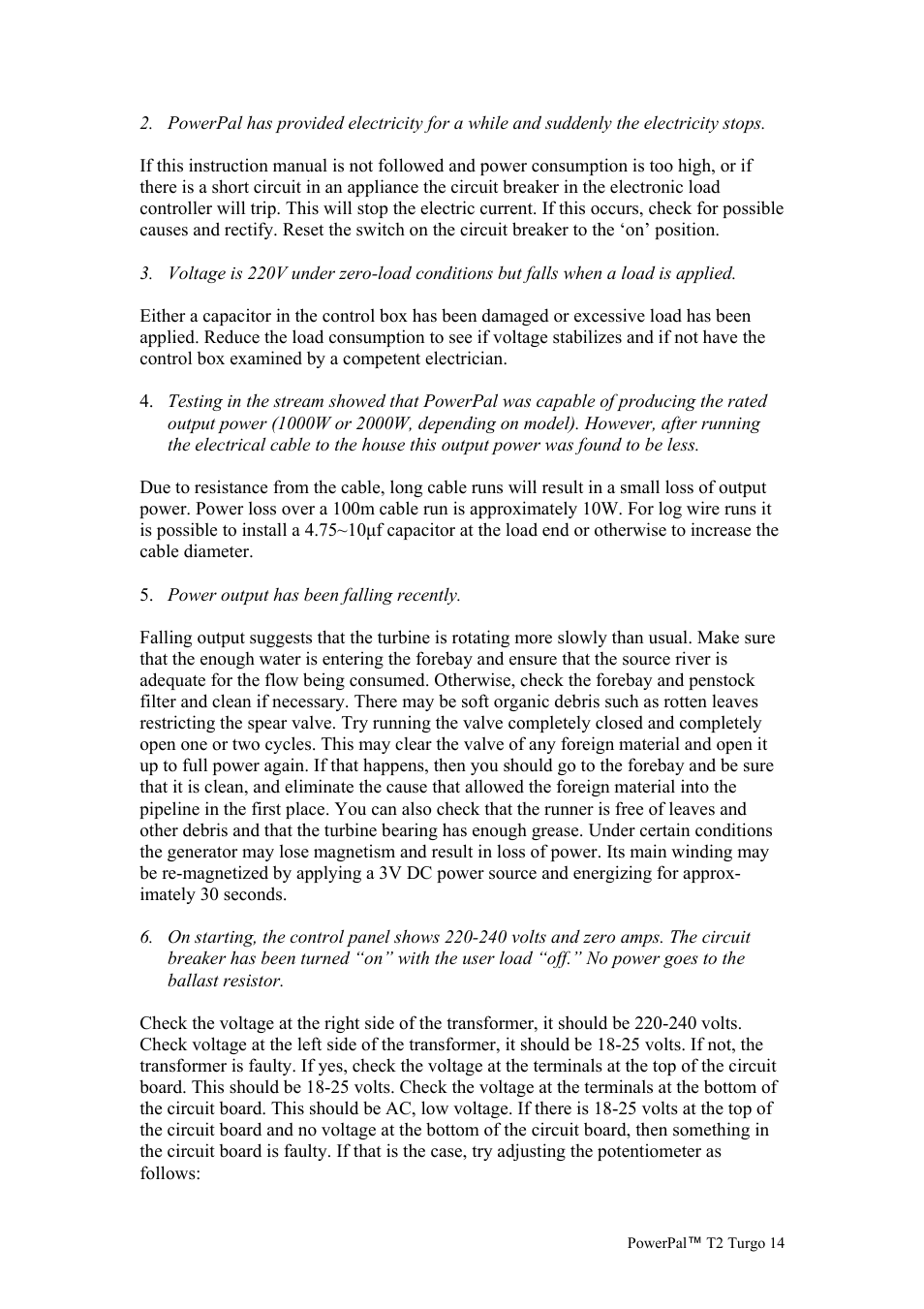 Asian Phoenix Resources POWERPAL MHG-T2 User Manual | Page 14 / 17