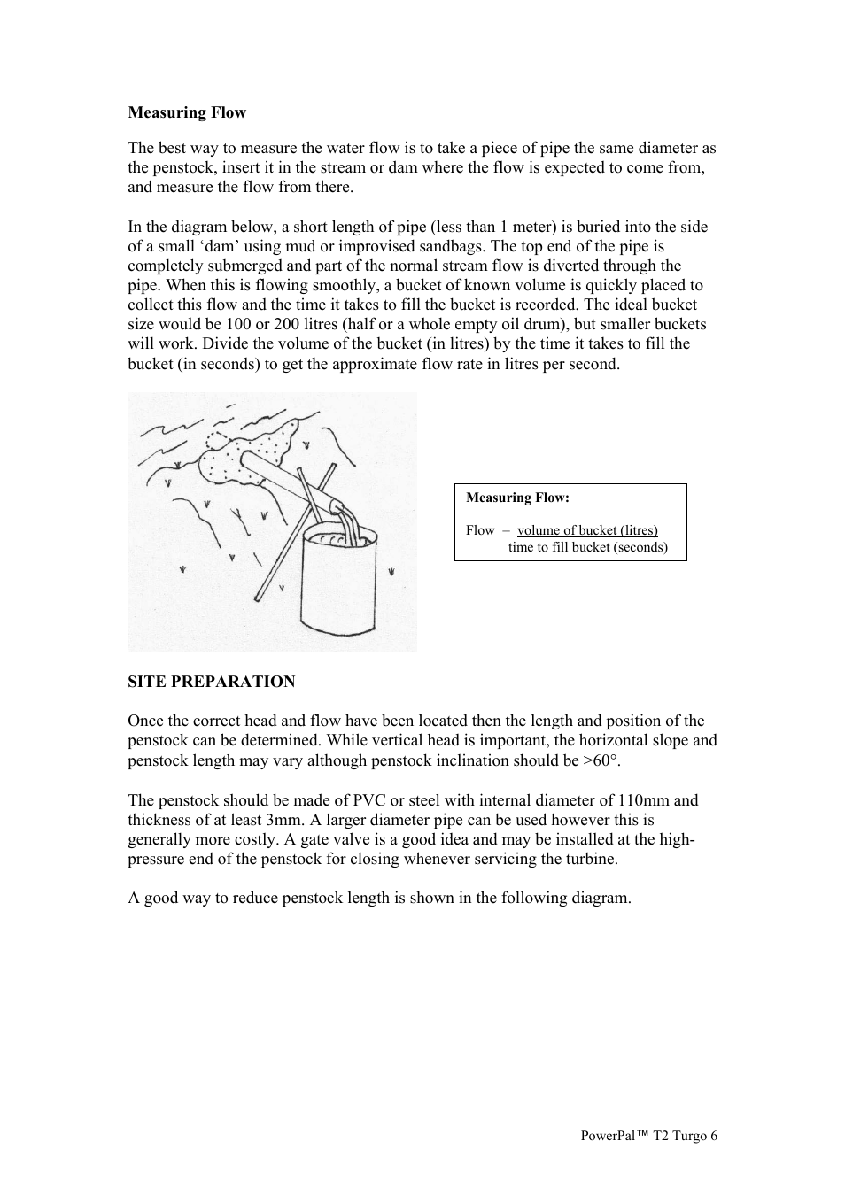 Measuring flow | Asian Phoenix Resources POWERPAL MHG-T2 User Manual | Page 6 / 17