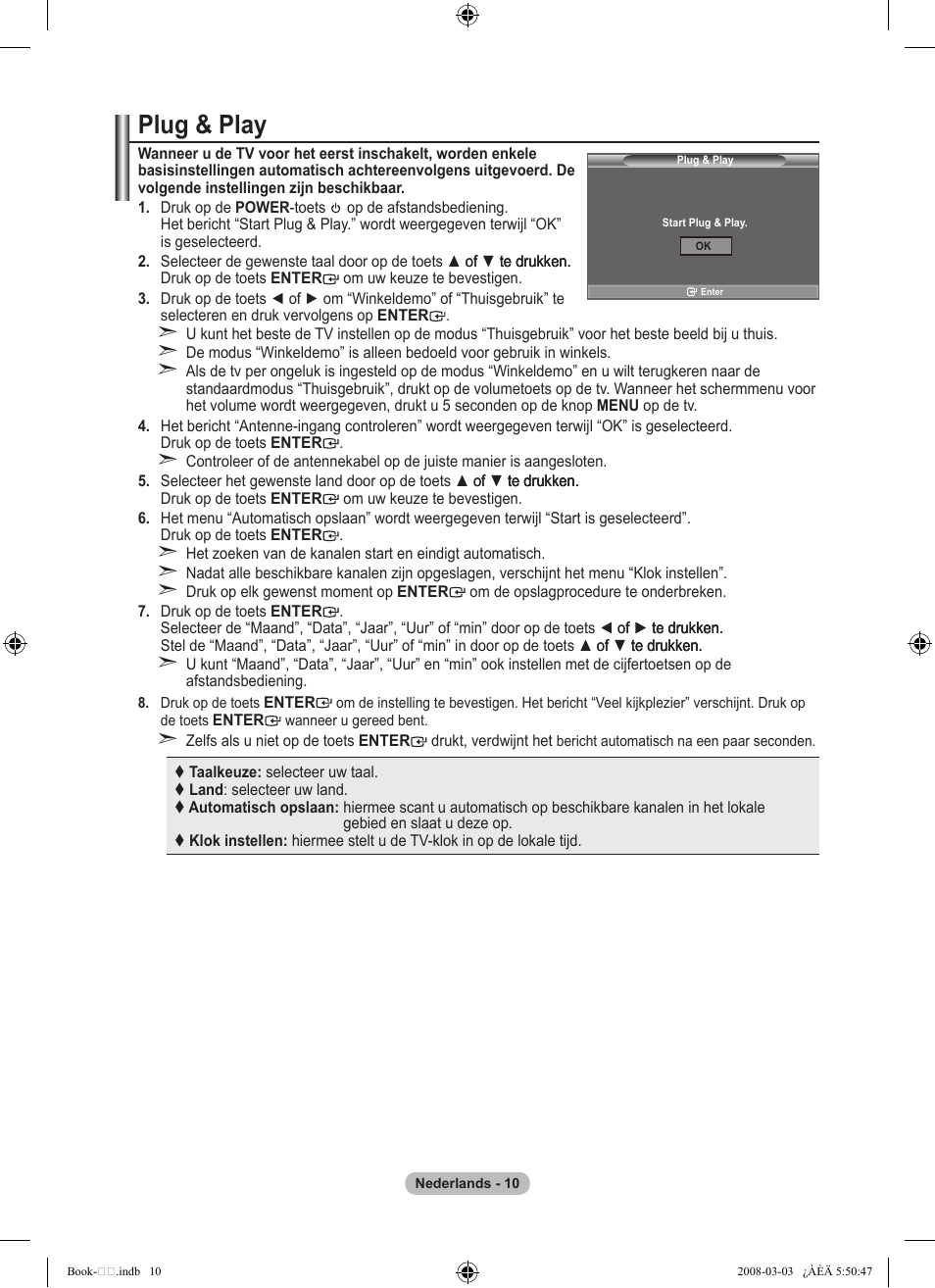 Plug & play | Samsung LE32A450C2 User Manual | Page 144 / 533