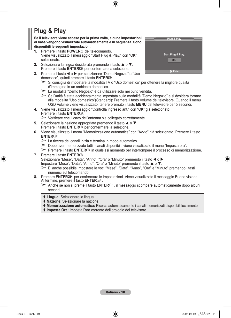 Plug & play | Samsung LE32A450C2 User Manual | Page 188 / 533