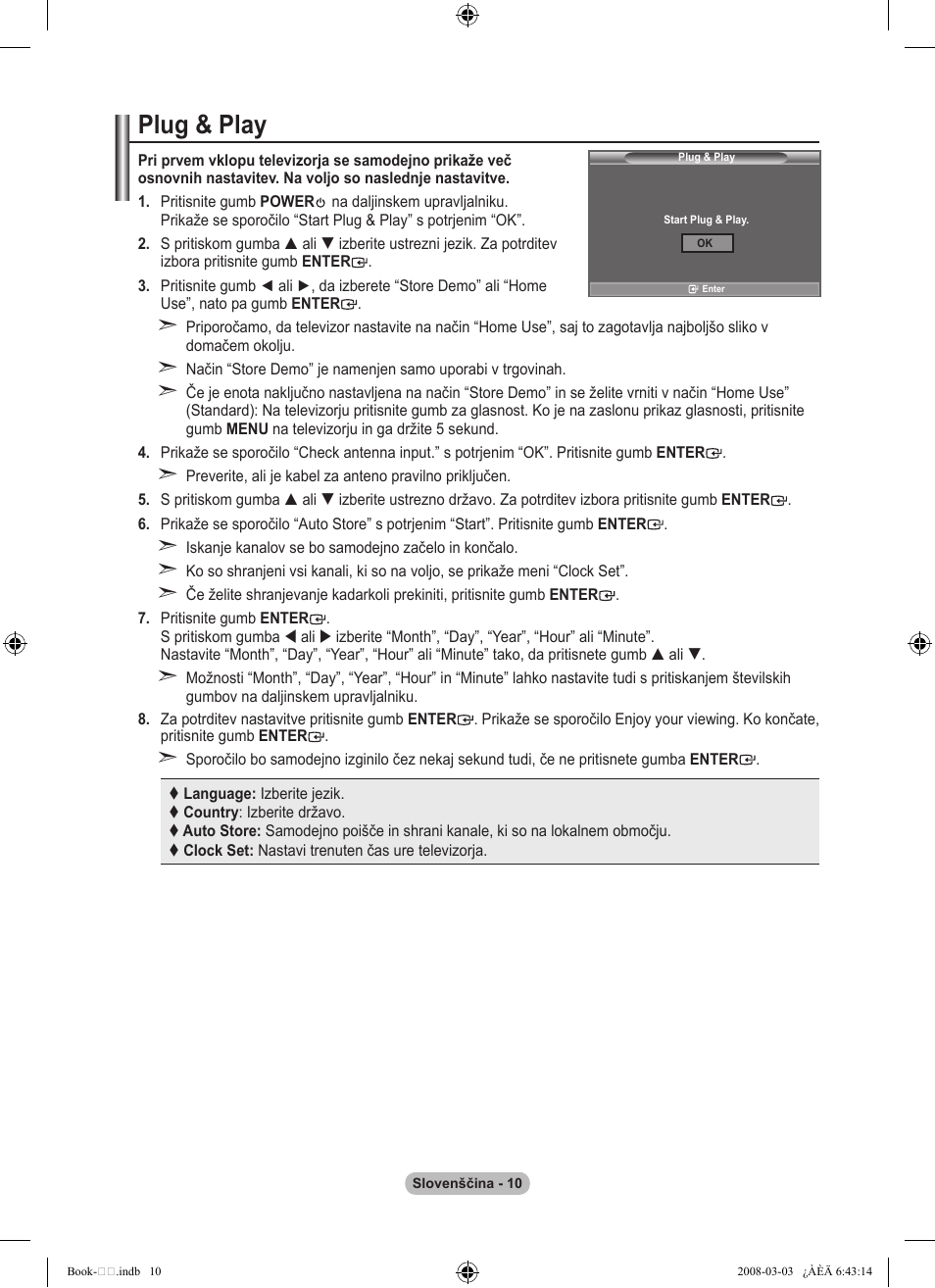 Plug & play | Samsung LE32A450C2 User Manual | Page 498 / 533