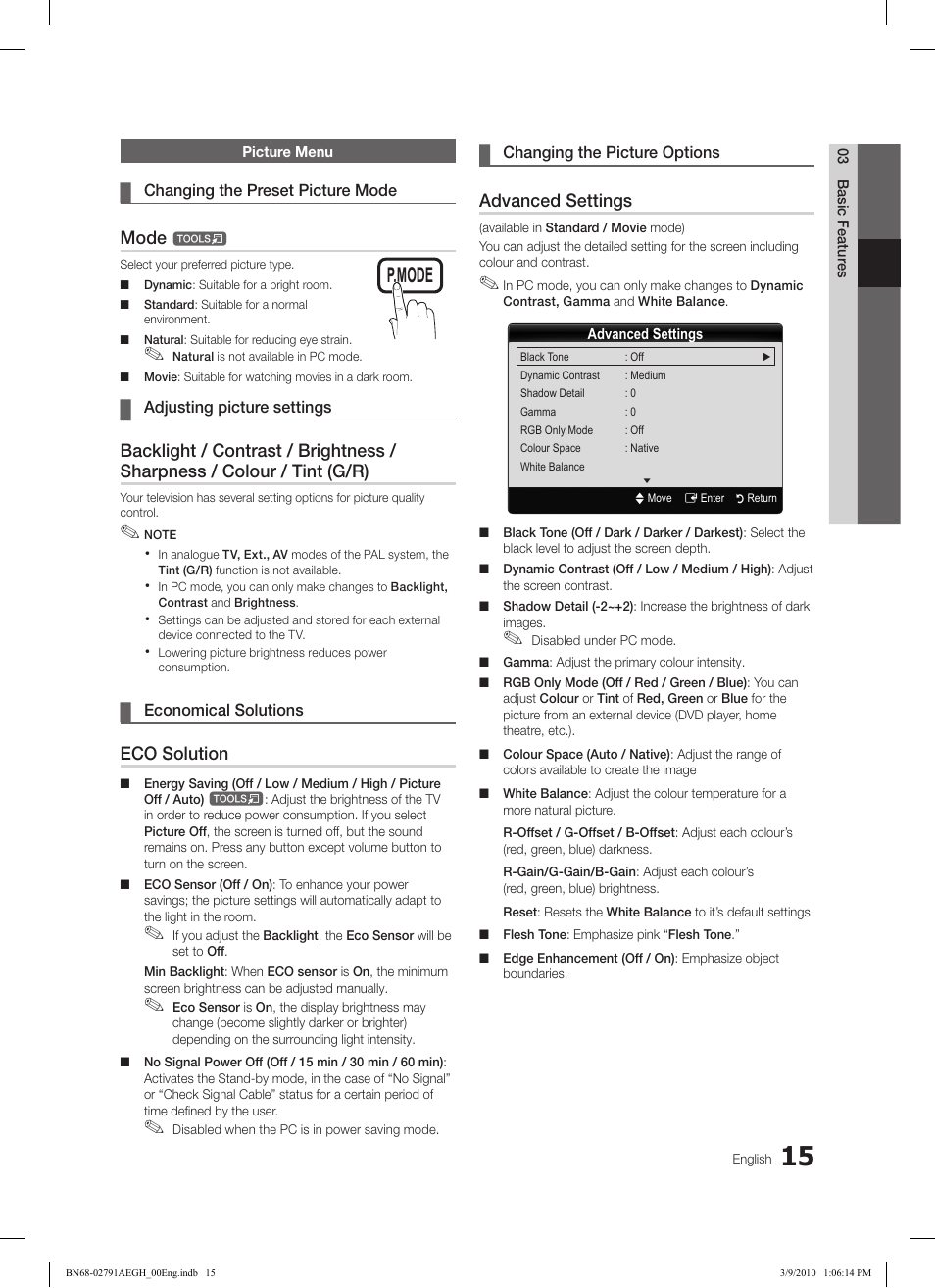 Subt. dual i-ii p.mode s.mode source, Hdmi, Ch list | Samsung LE46C570J1S User Manual | Page 15 / 491