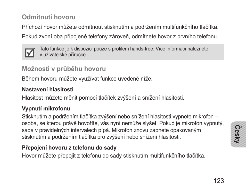 Samsung BHM3100 User Manual | Page 125 / 161