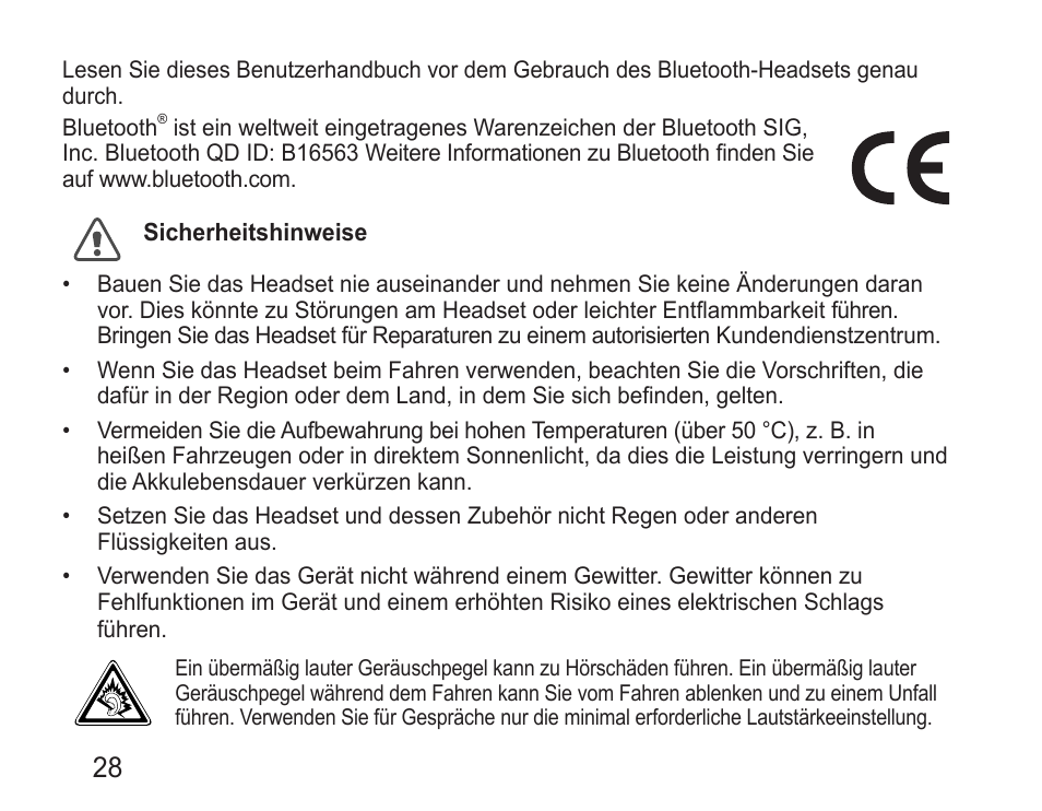 Sicherheitshinweise | Samsung BHM3100 User Manual | Page 30 / 161