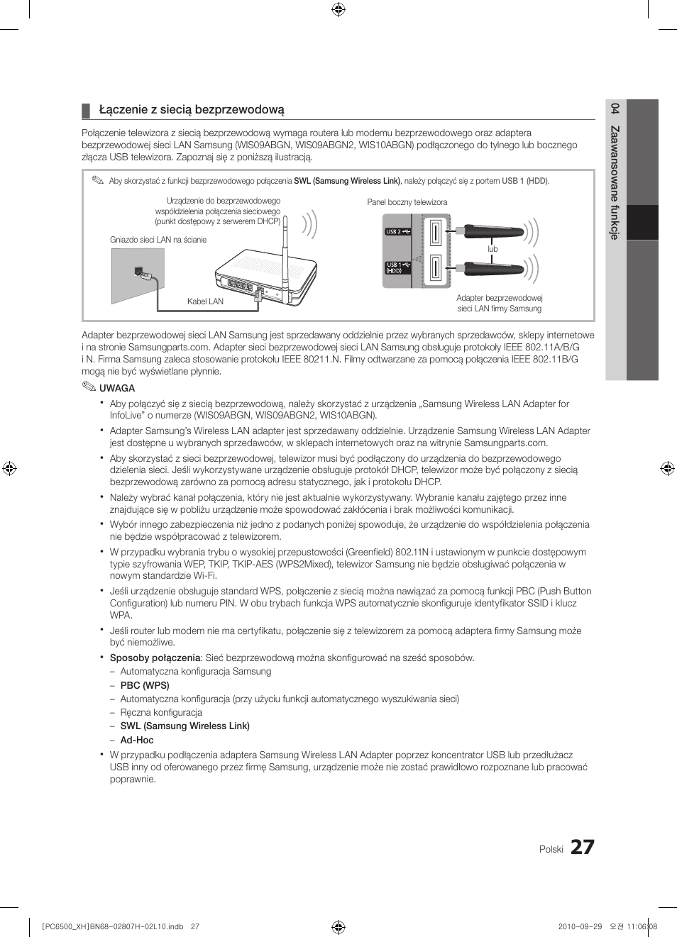 Samsung PS50C6500TW User Manual | Page 137 / 551