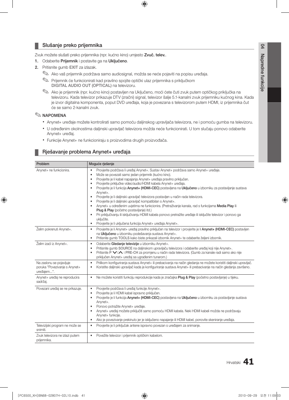 Samsung PS50C6500TW User Manual | Page 316 / 551