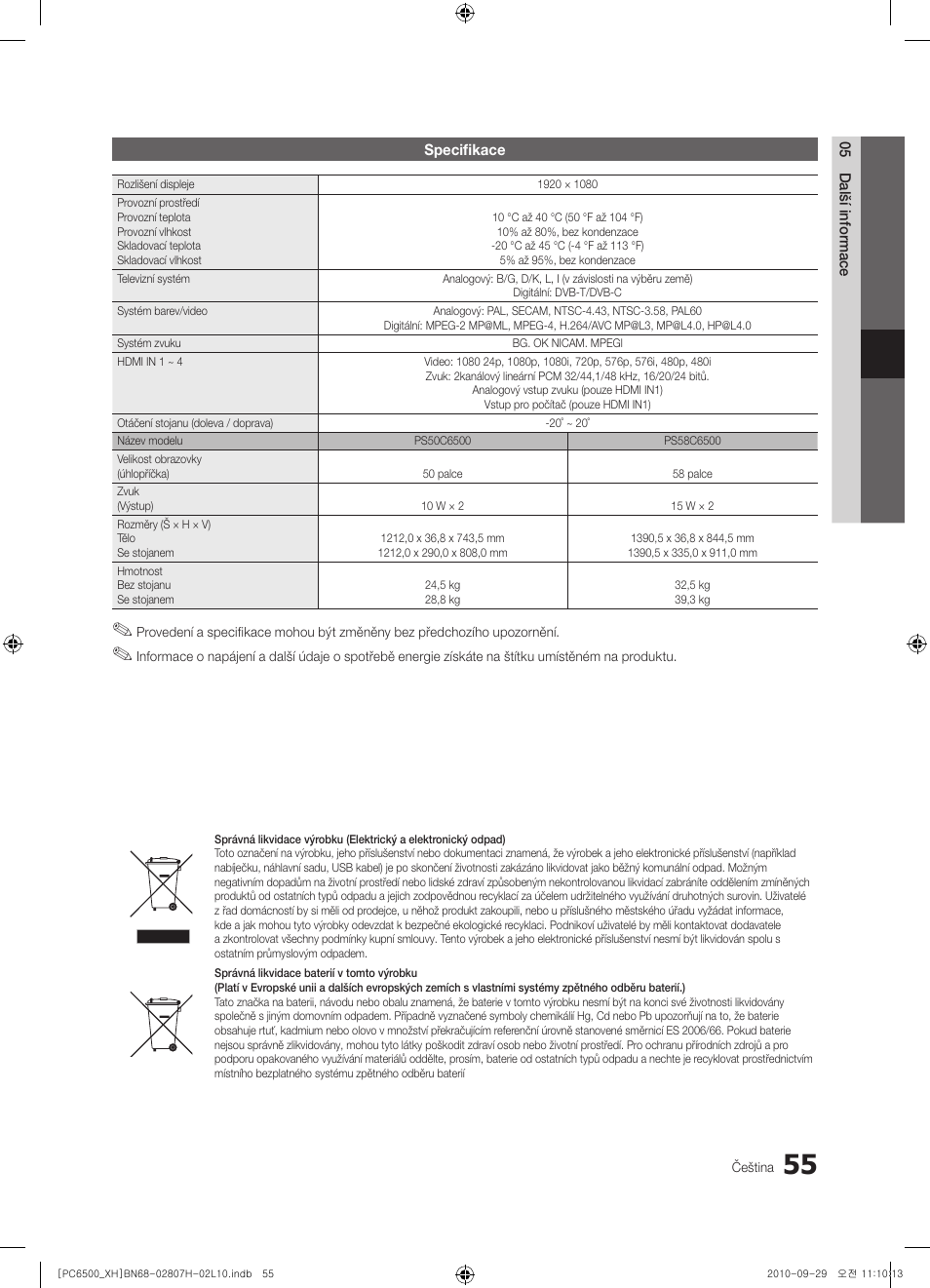 Samsung PS50C6500TW User Manual | Page 385 / 551